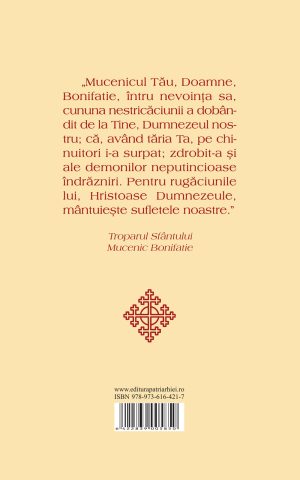 Viaţa şi Acatistul Sfântului Mucenic Bonifatie