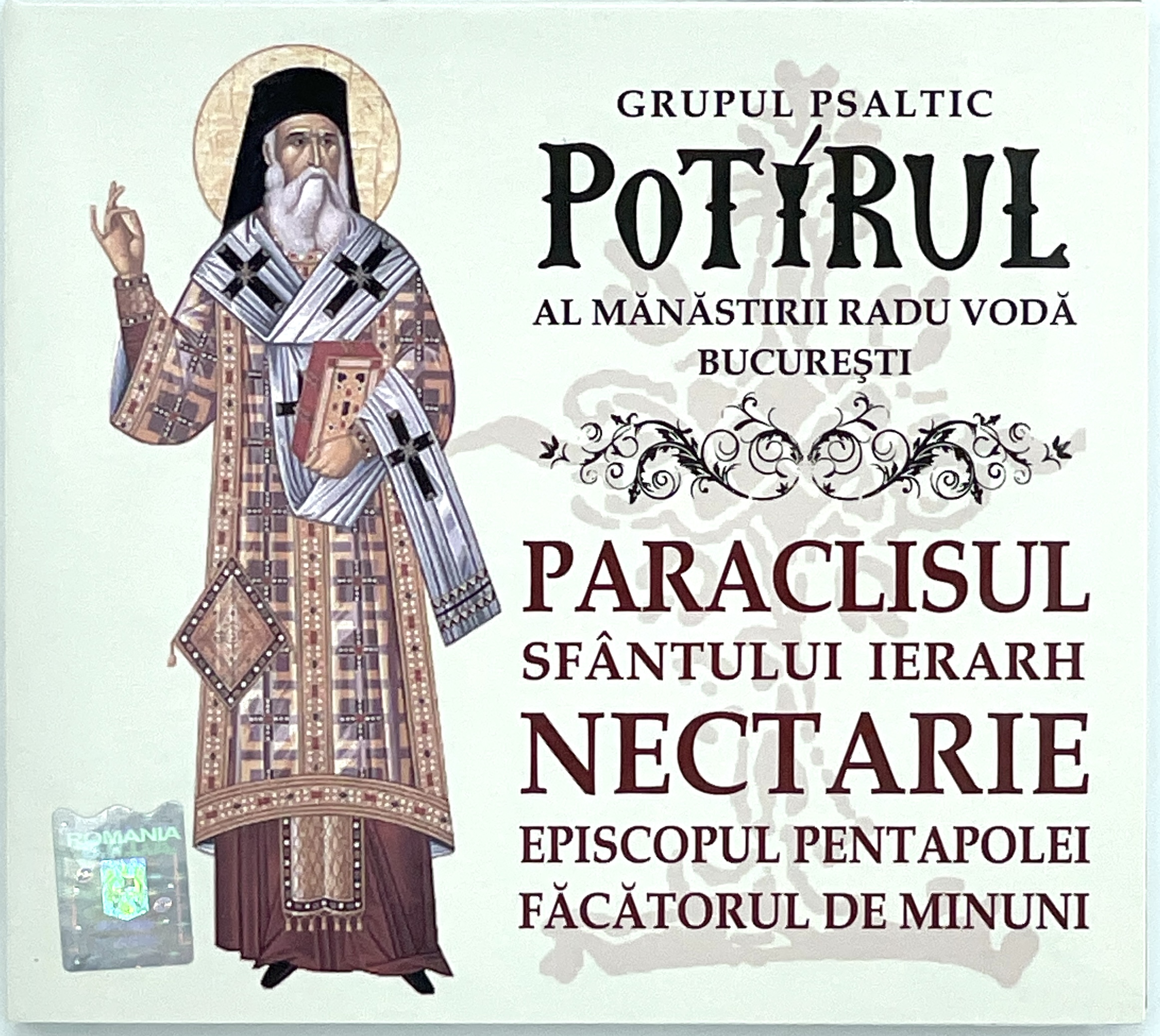 CD audio Paraclisul Sfântului Ierarh Nectarie